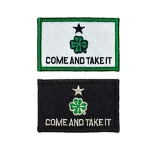 Clover Lucky Irish St paddy Patricks Day Hook and Loop Morale Patch