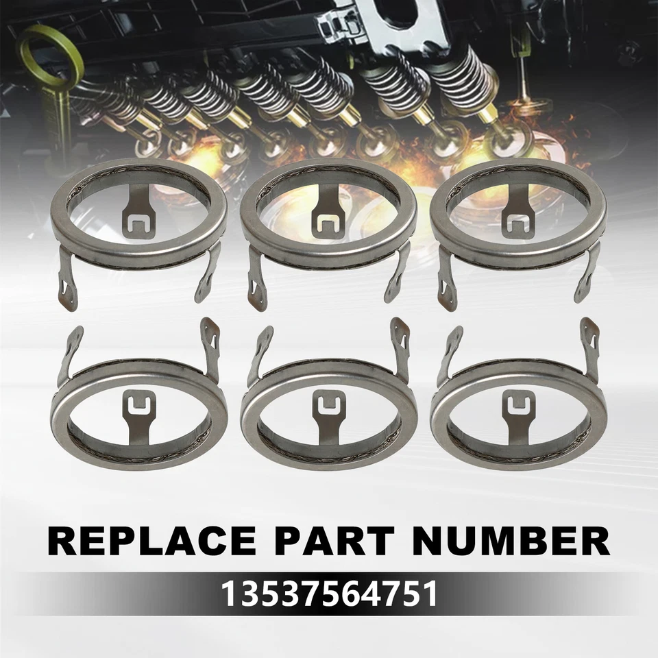 Conjunto de 6 desacopladores injetores de combustível ajuste de substituição para 2011 2012 2013 BMW 335is - Imagem 2 de 4