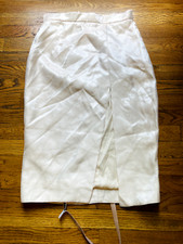 House of CB London Women's Pencil Skirt SB-4565 Kaia Ivory Cream Size M NWT