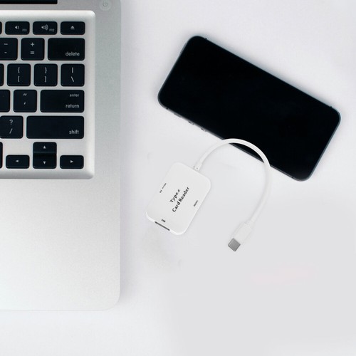 3-in-1-USB- -C-USB-Lesegerät, universelles - -Speicher-OTG-Lesegerät für - Afbeelding 4 van 12