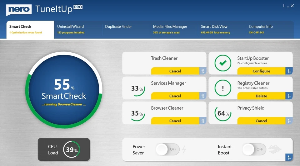 Nero TuneItUp PRO 2024 - Windows Systemtuner - Lizenz für 1 PC- Download Version - Bild 2 von 4