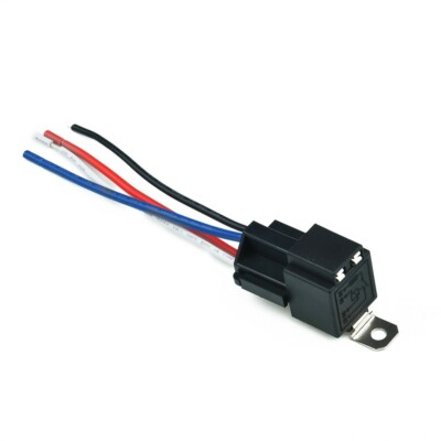 Auto Relais 4 Pin 12V + Sicherung 30A Kontakt Schlie?er Relais Mit Sockel Set