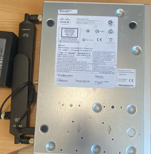 Cisco ISR 1100 C1111-4PLTEEA Integrated Router with Power Supply - 47-103139-01 - 第 6/12 張圖片