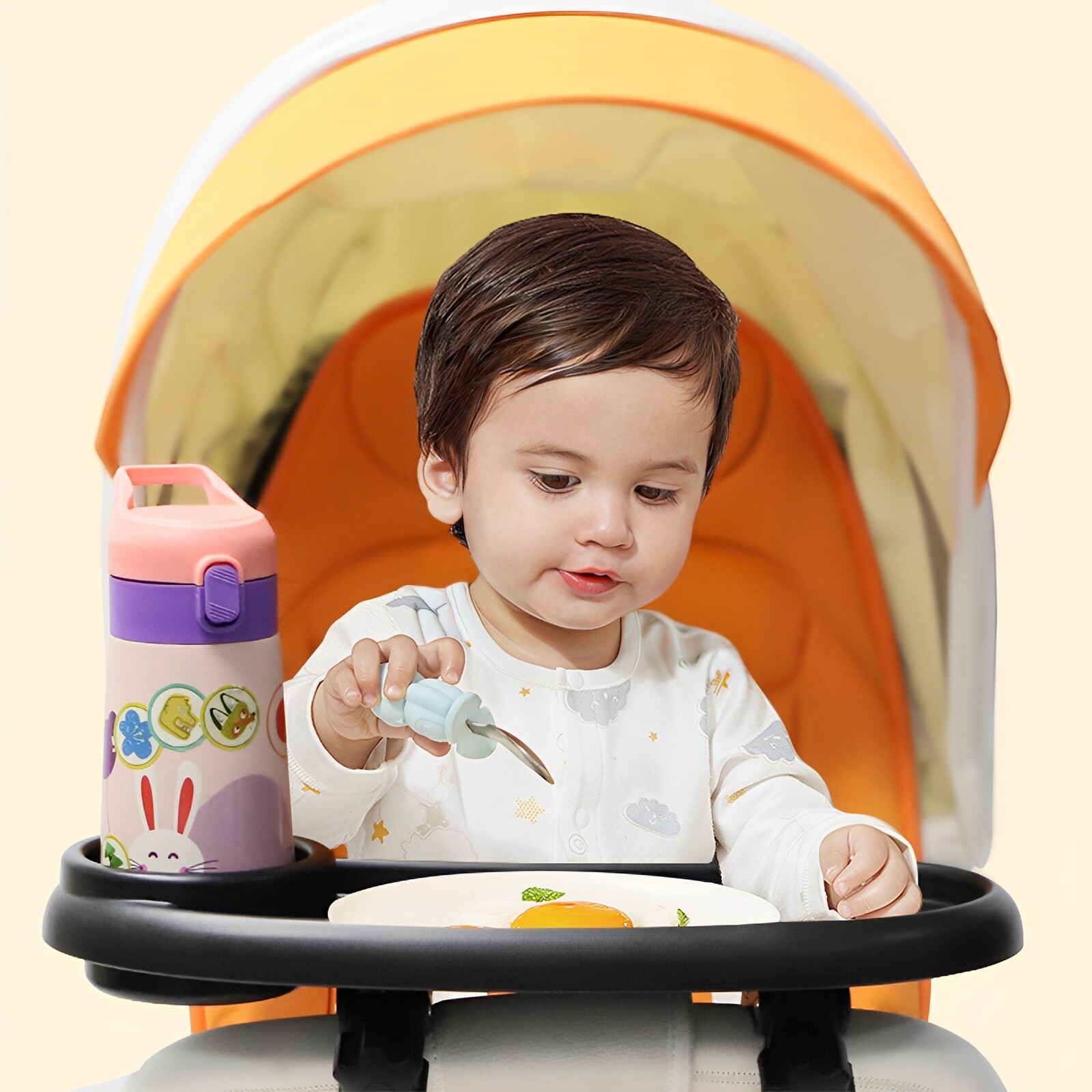 stroller-baby-snack-tray-with-cup-holder-universal-food-tray-adjustable