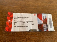 Used Ticket 1. FSV Mainz 05 vs
