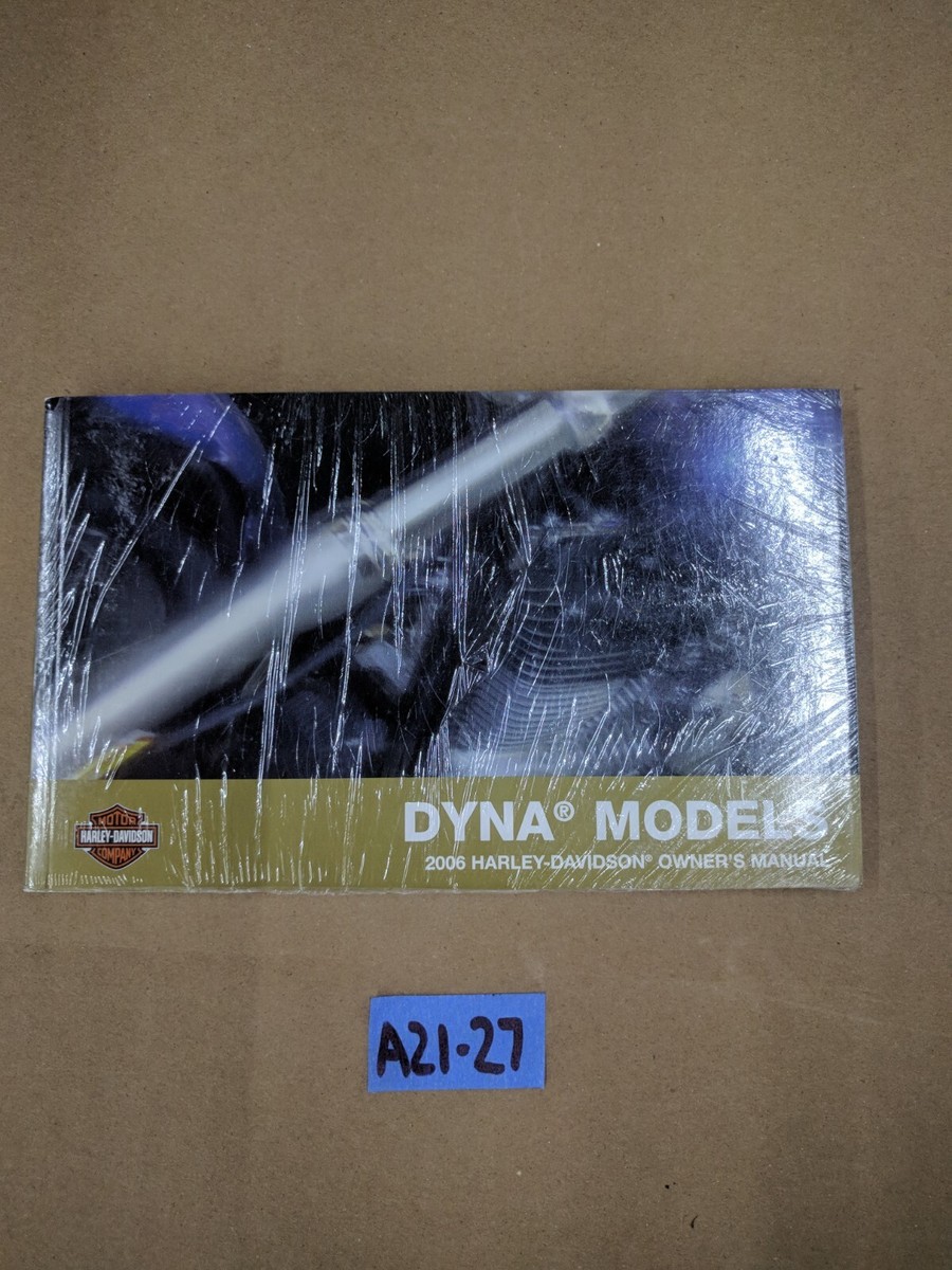 2006 Harley-Davidson Dyna Models Owners Manual 99467-06A | eBay