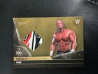 2020 Topps WWE Triple H 25th Anniversary 1/1 Gold Event Worn Relic Patch SSP