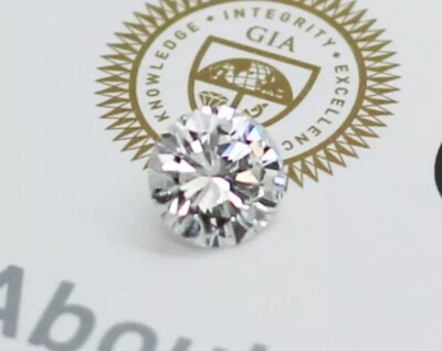 GIA Certified Natural 0.33ct M/SI1 Round Brilliant Cut Loose Diamond