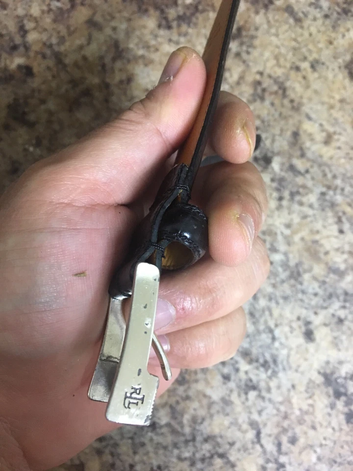 Lauren Ralph Lauren Women's Black Croc Embossed Leather Belt Size S #9101000-001 - Image 4 of 4