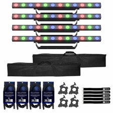 Chauvet DJ COLORband Pix ILS Tri-Color Strip Lights 4-Pack with Bag