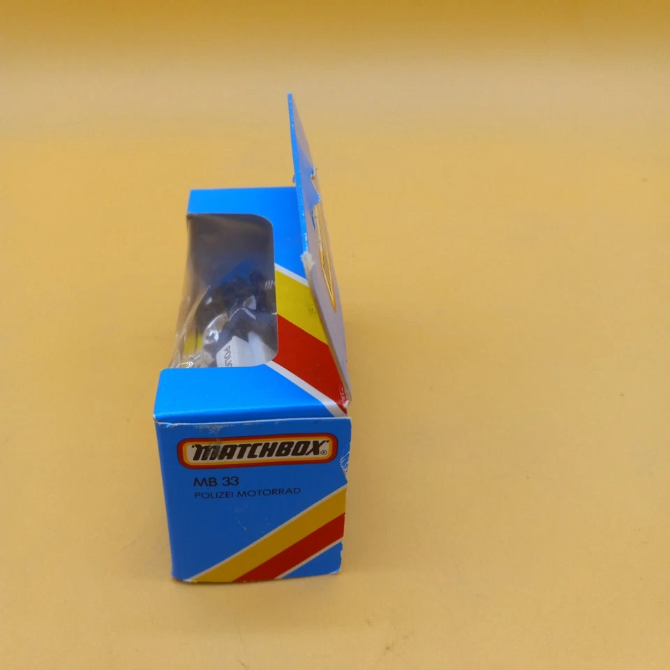 Matchbox Lesney 1:35 HONDA CB 750 FOUR #33 Die-Cast POLICE MOTORCYCLE MB`81 RARE - Image 4 of 4