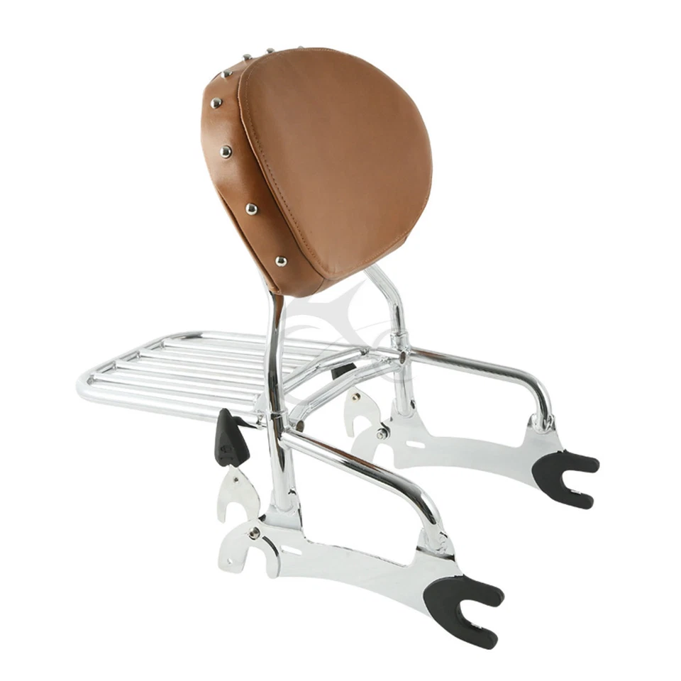 Portaequipajes Sissy Bar con respaldo de 12" apto para Indian Chief Vintage 2014-2018 2015 Foto 2 de 4