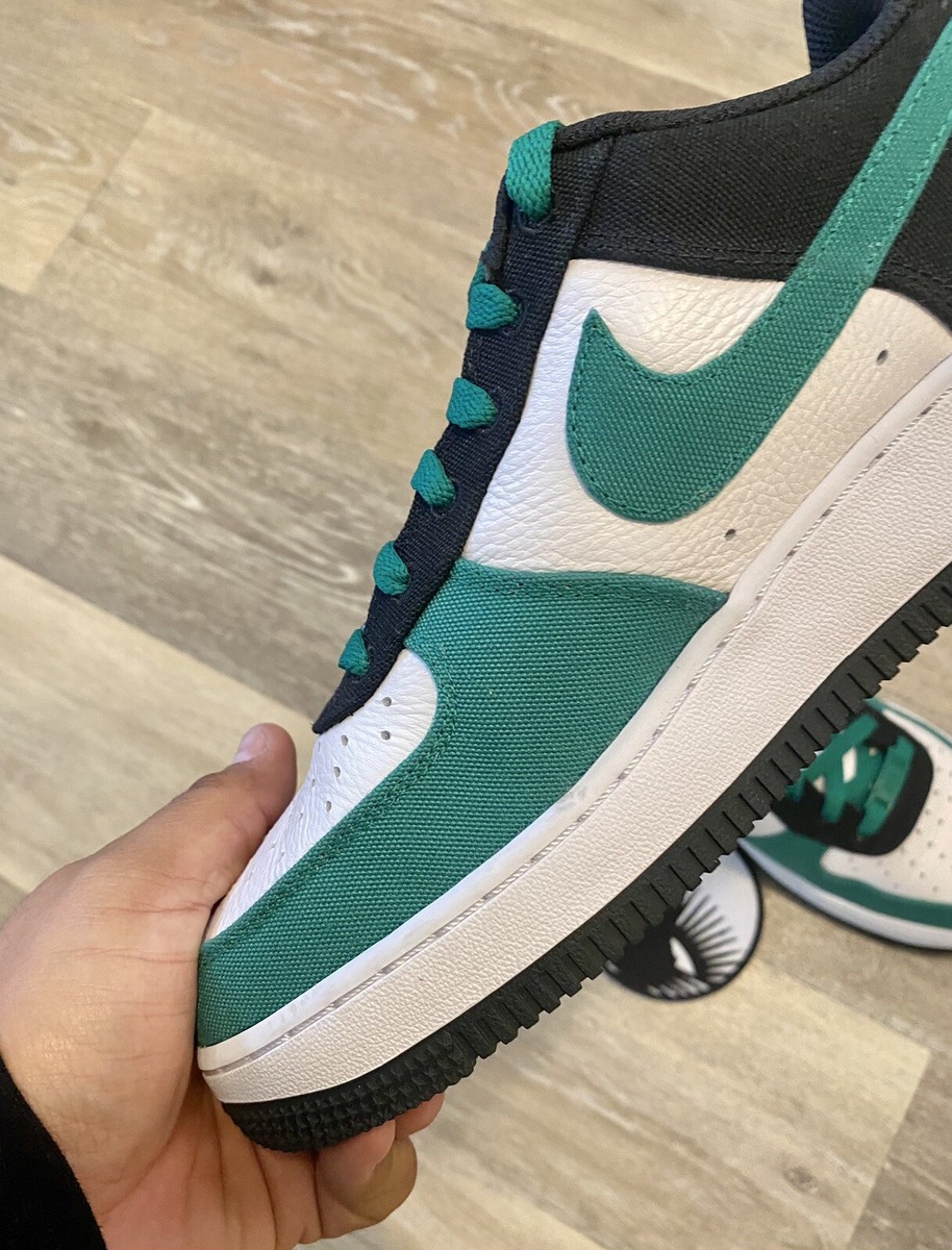 Nike ID Air Force 1 Low Nike By You Black Green DZ3638-900 Nike ID Air Force 1 Low Nike By You Black Green DZ3638-900
