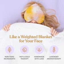 Heart Weighted Eye Mask for Sleeping - Eye Pillow For Yoga  Relaxation..B28