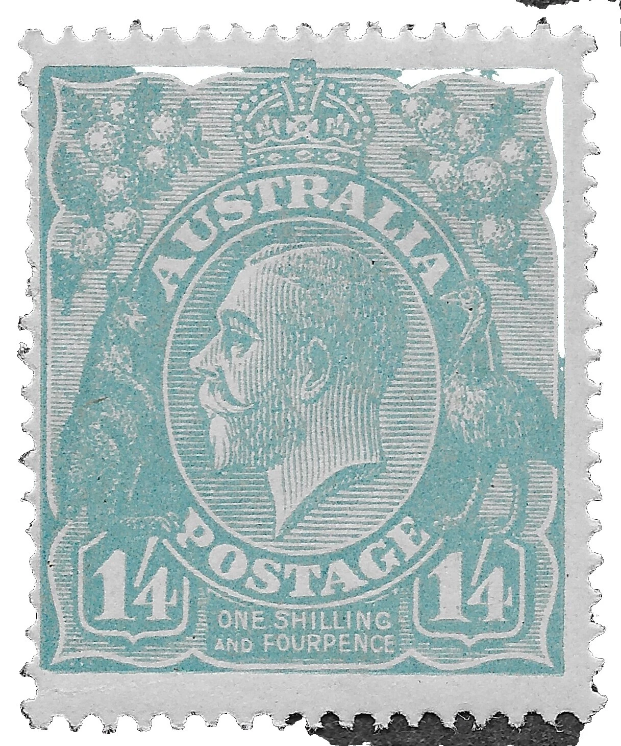Pre-Decimal Lightly Hinged Australian Stamps