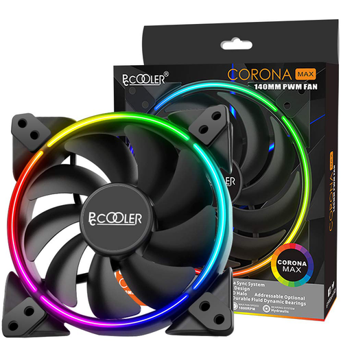 Pccooler 140mm Fan Moonlight Series, PC 