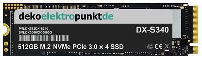 M.2 Gen3 SSD Festplatte passend für ASRock B550 Phantom Gaming 4 [512GB 1TB 2TB]