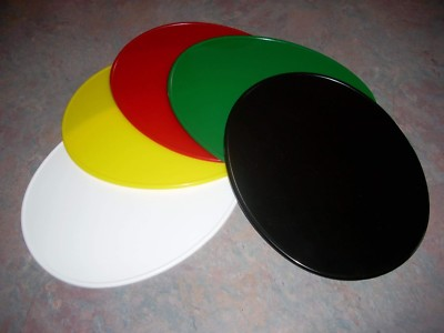 #ad Set of 3 Vintage Oval Number Plates 9 x 11 Suzuki Yamaha Honda Kawasaki Maico CZ $14.95