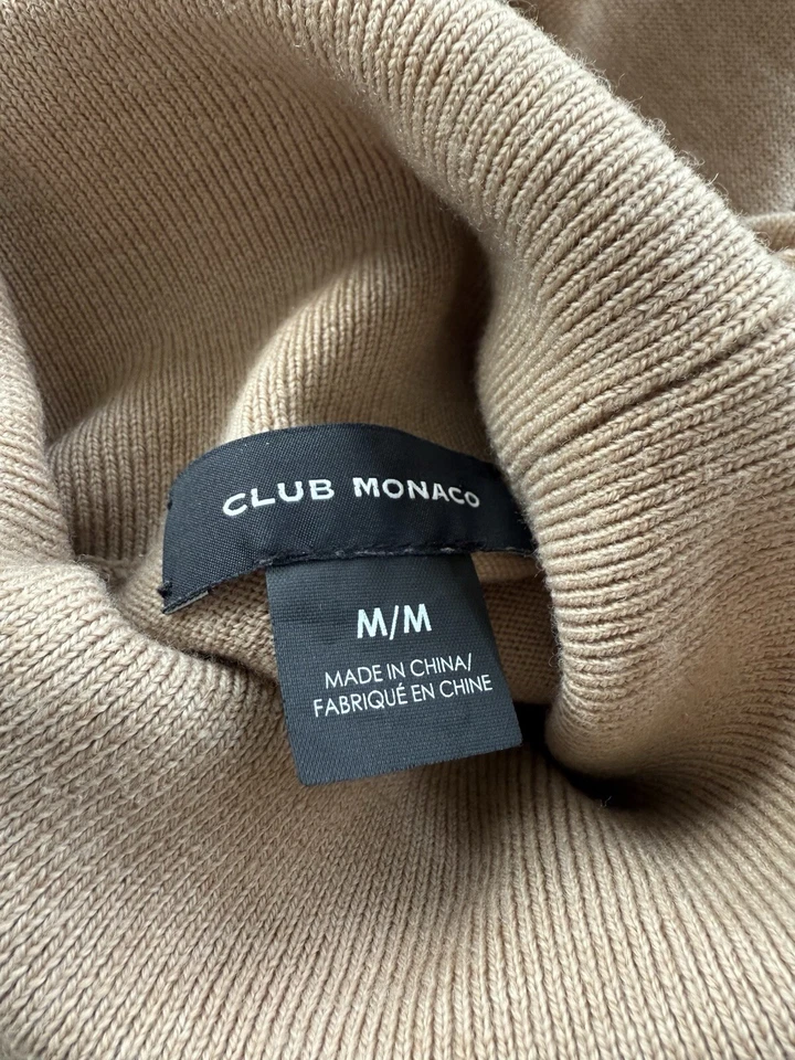 Edler 100%Wolle Rolli Pullover Gr.S/M CLUB MONACO camel neuwertig so schön👍 - Bild 2 von 4