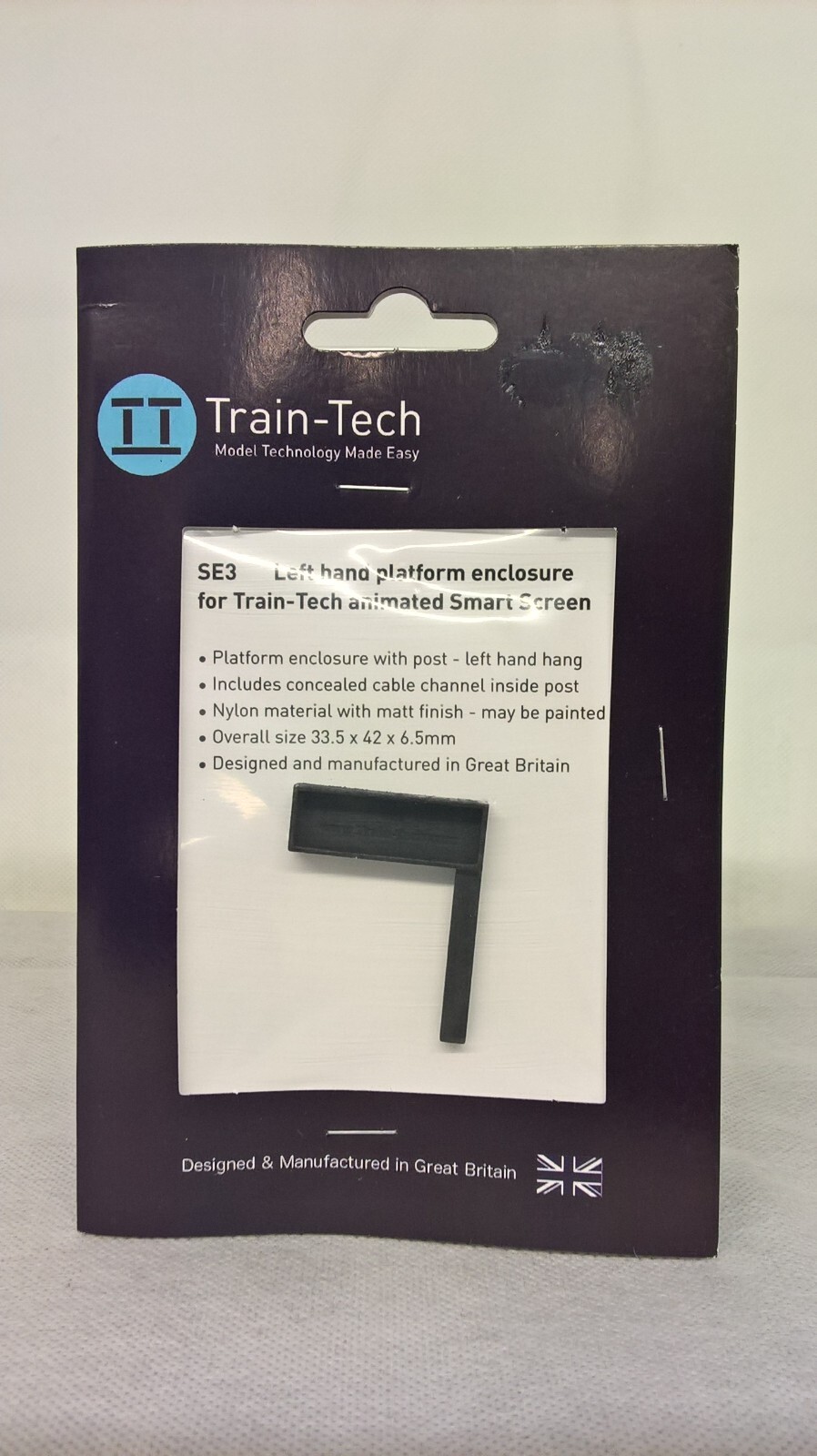 Train - Tech SE3 Left Hand Platform Screen Enclosure OO Gauge NEW