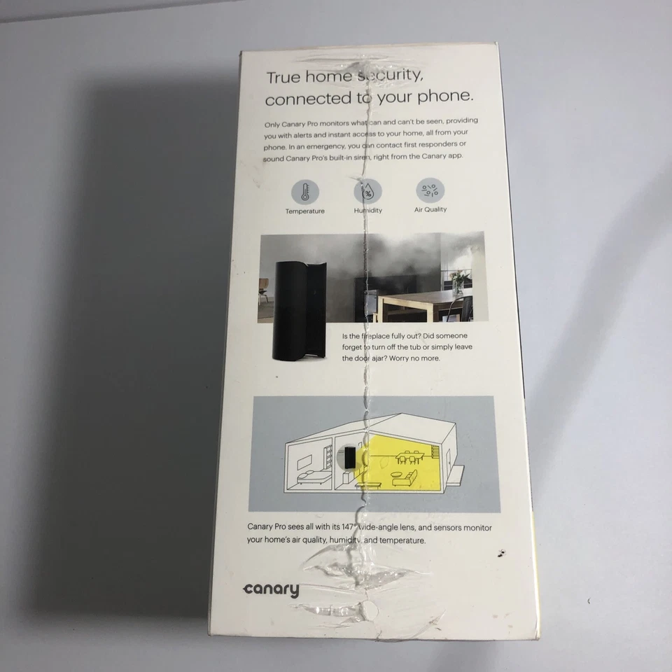 Canary CAN100USBK Black Wireless  Indoor  Smart Security Sealed Box (NEW) - Image 4 of 4