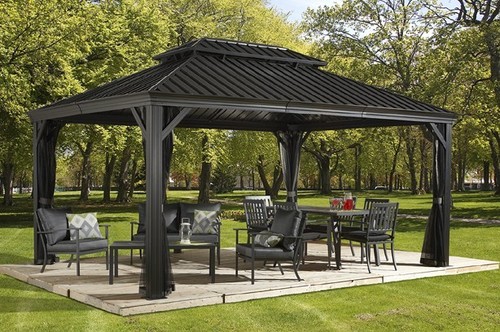 Sojag Messina Galvanized-Steel-Roof Sun 