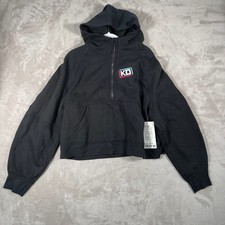 NEW Lululemon Women's Scuba Oversized Half Zip Hoodie Branded XL XXL Black
