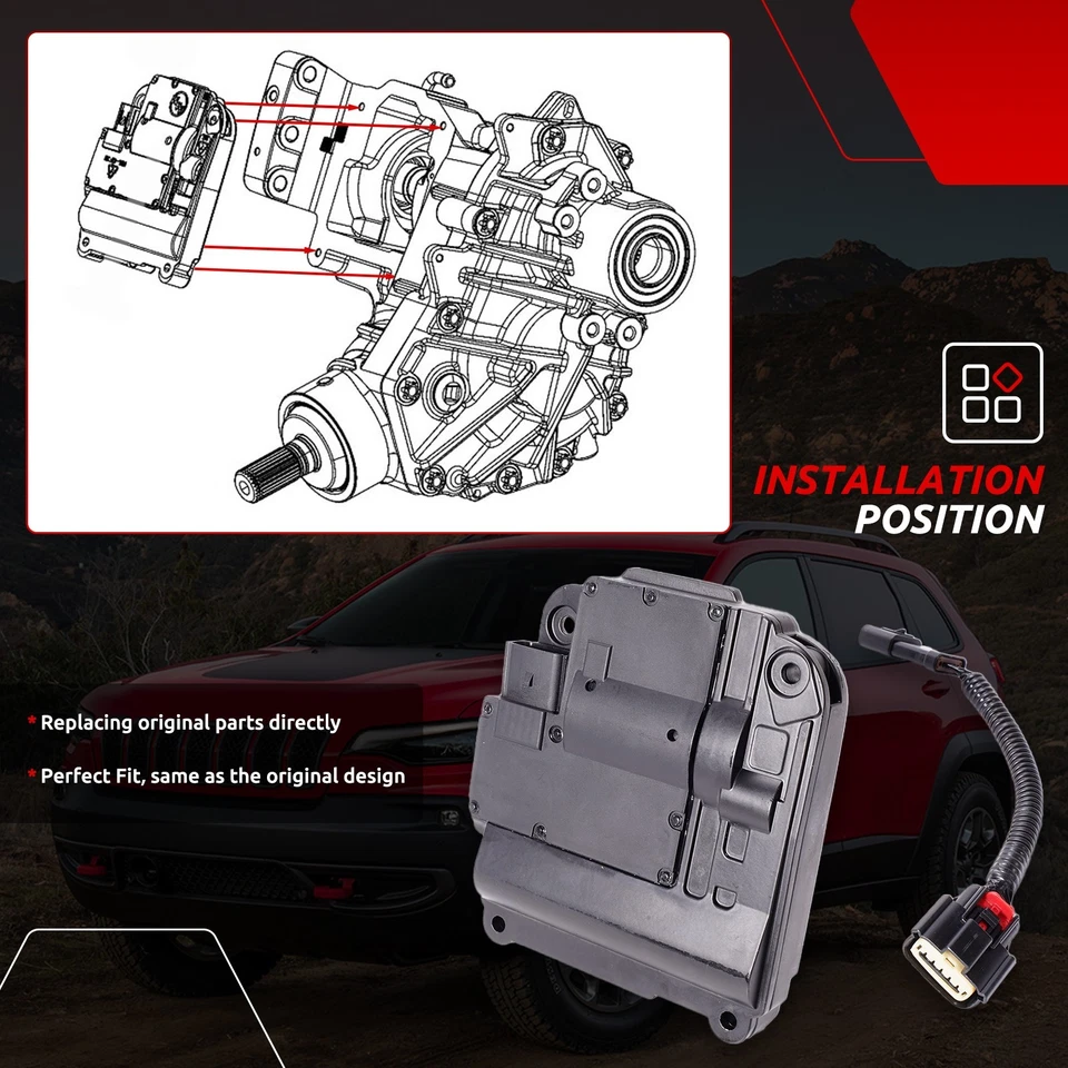 68321285AE Transfer Case Actuator For Jeep Cherokee Chrysler 200 2014-2018 - Image 4 of 4