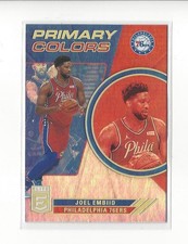 2020-21 Elite Primary Colors #1 Joel Embiid 76ers