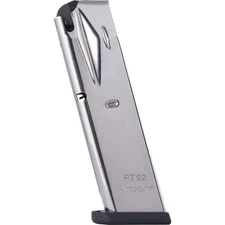 Mec-Gar 10-Round Magazine for Taurus PT92/99 9mm MGPT9210N Nickel Coating
