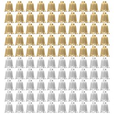 100Pcs Vintage Flower Alloy Bead Caps for DIY Jewelry Accessories