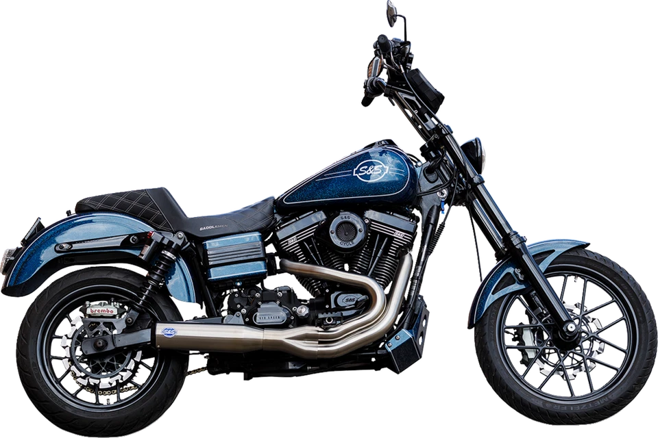 S&S CYCLE 550-1097 2-into-1 Qualifier Exhaust System - Brushed - image 2 of 3