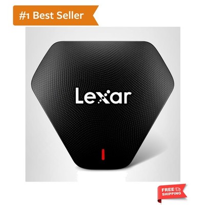 Professional Multi-Card 3-in-1 USB 3.1 Reader, Supports SD, microSD and CF Cards