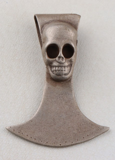 Silver 800 Big ax Biker's pendant 16.88 g Viking Goth Band Skull Gothic Horror