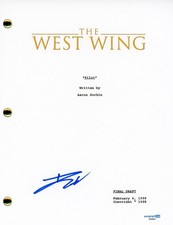 Bradley Whitford 'The West Wing' Signed Autograph Full Pilot Episode Script ACOA