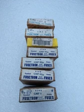 Lot of BUSSMAN FUSETRON DUAL-ELEMENT FUSES GMF