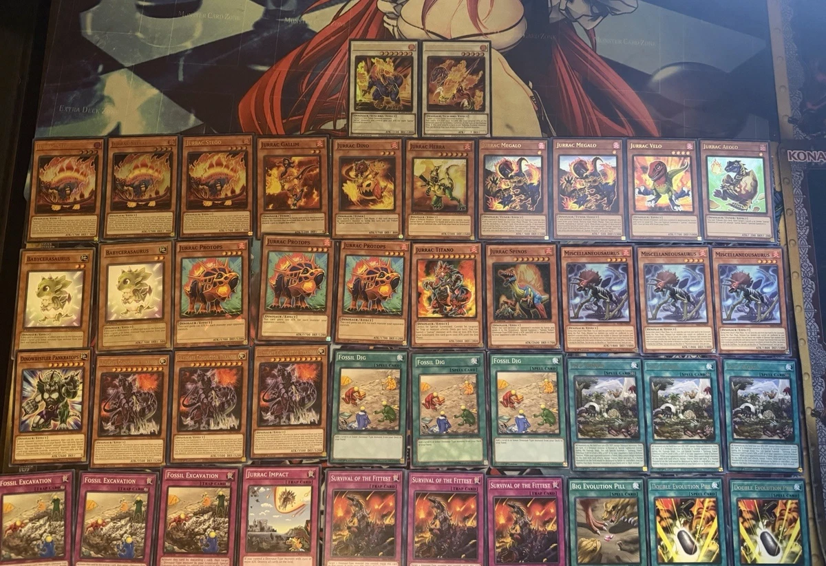 Yugioh Jurrac Deck W/ Extra Deck + Bonus