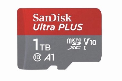 SANDISK Ultra PLUS microSDXC  UHS I Karte, Micro-SDXC, 1 TB, 160 MB/s NEU