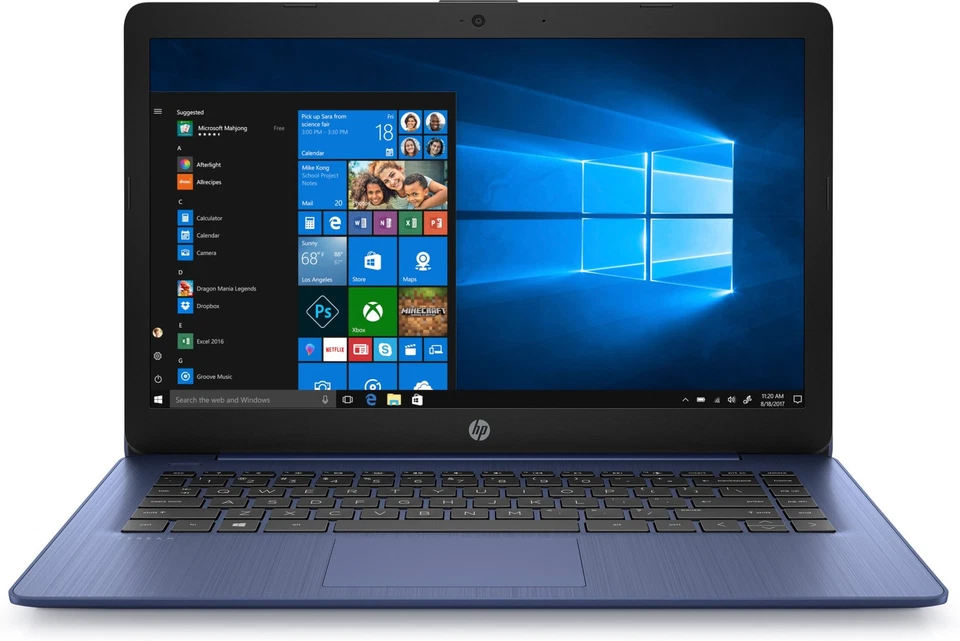 Portátil HP Stream 14-cb161wm 14" Intel Celeron N4000 4GB DDR4 32GB eMMC W10S, BL