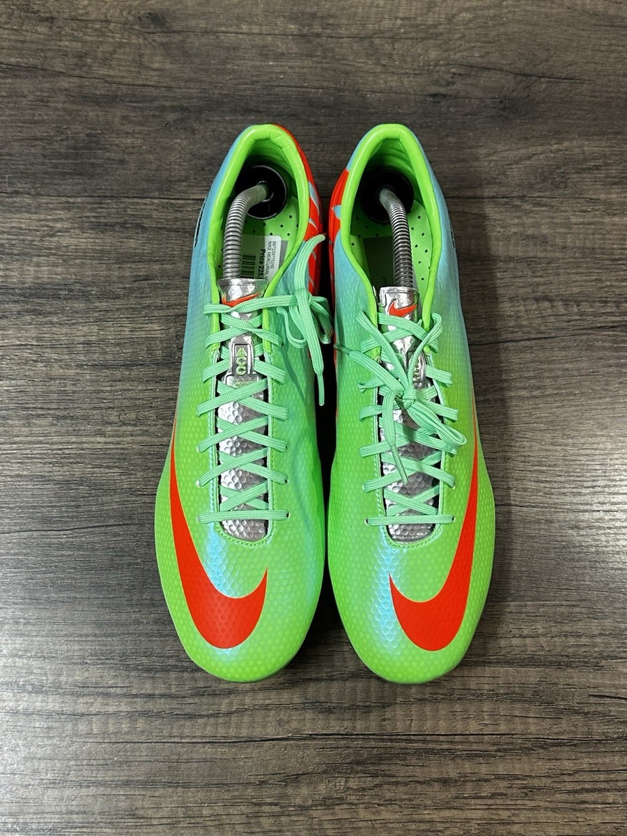 Nike Mercurial Vapor 9 FG ACC Lime Crimson 555605-380 Men's Size