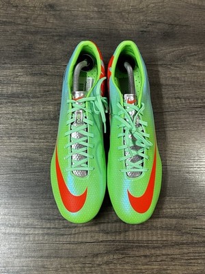 Nike Mercurial Vapor 9 FG ACC Lime Crimson 555605-380 Men's Size