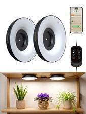 Grow Lights for Indoor Plants, 16W Smart Full Spectrum LED Grow Light Auto Timer