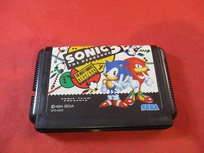 Sonic the Hedgehog 3 (Sega Mega Drive - JAPAN) game WORKS!