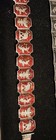 VINTAGE RED SIAM STERLING SILVER NIELO BRACELET NIELLO DANCER 36.5gms Sz 6.5” — photo 4