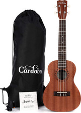 Concert Ukulele Player Pack with Travel Bag