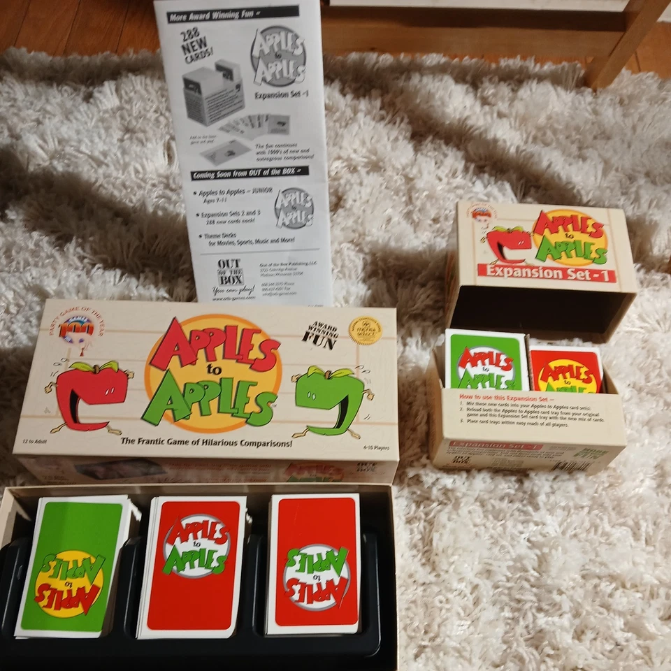 Apples To Apples Card Game 2000 (Complete ) + Skip-Bo and Funny Bones - Image 2 of 3