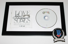 RICHARD CARPENTER SIGNED FRAMED CARPENTERS LOVE SONGS CD COVER ALBUM BECKETT COA