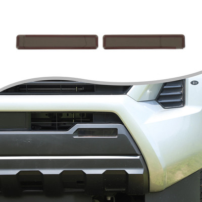 Smoked Black Front Fog Light Lamp Cover Trims 2PCS For 4RUNNER 2025 Tacoma 2024+