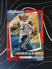 2021 Panini Rookies & Stars - Airborne Kurt Warner #AB-28 Red Scope Prizm