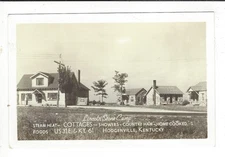 Postcard RPPC Lincoln Stone Camp Hodgenville, Kentucky KY Photo Service